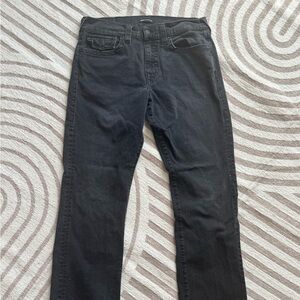 True Religion “Ricky” Relaxed Straight Jeans – Size 33 – Black Wash